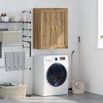 vidaXL Meuble mural Chêne artisanal 69 5 x 34 x 90 cm