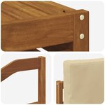 vidaXL Ensemble de canapés d'extérieur 9 pc Naturel et Beige