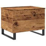 vidaXL Table basse vieux bois 60x44 5x45 cm bois d'ingénierie