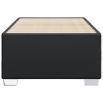 vidaXL Cadre de lit sans matelas noir 80x200 cm similicuir