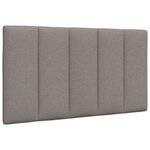 vidaXL Cadre de lit sans matelas Hanko taupe 90x190 cm tissu