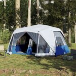 vidaXL Tente familiale avec LED 10 personnes à dégagement rapide