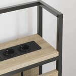 vidaXL Tête de lit de rangement Chêne sonoma 100 cm Bois d'ingénierie