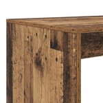 vidaXL Bureau d'écriture Bois ancien Bois d'ingénierie Standard