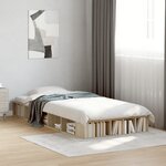 vidaXL Cadre de lit sans matelas chêne sonoma 90x190 cm