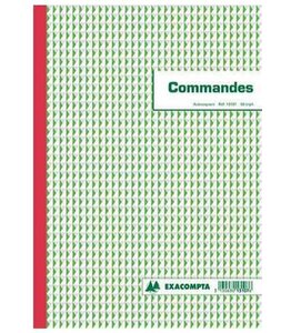 Manifold 'Commandes'  297 x 210 mm  dupli EXACOMPTA