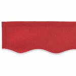 vidaXL Bande de auvent Rouge 3.8 x 0.2 m Toile