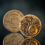 Monnaie LIZARD Amber Mirage 2 Oz Argent 2$ Samoa 2026