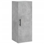 vidaXL Armoire murale gris béton 34 5x34x90 cm