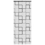 vidaXL Store enrouleur de douche avec cassette largeur du tissu 96 cm