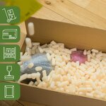Particulaire de calage biodégradable