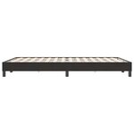 vidaXL Cadre de lit sans matelas noir 160x220 cm velours
