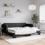 vidaXL Lit de jour avec gigogne sans matelas 80x200 cm