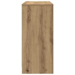 vidaXL Buffet chêne artisanal 85x34x76 cm bois d'ingénierie