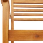 vidaXL Chaises de jardin lot de 6 59x55x85 bois massif d'acacia