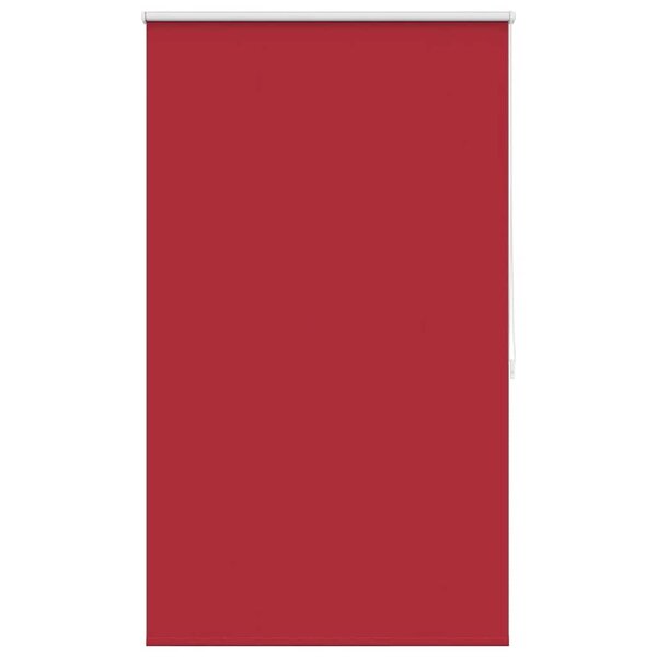 vidaXL Store enrouleur occultant 124 4 x 175 cm  largeur du tissu 120 cm  rouge