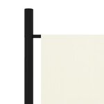 vidaXL Cloison de séparation 5 panneaux Blanc 250x180 cm