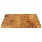 vidaXL Dessus de table 100x70x2 5cm rectangulaire bois massif manguier