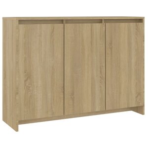 vidaXL Buffet Chêne sonoma 102x33x75 cm Bois d'ingénierie