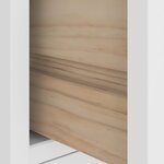 vidaXL Portemanteau SANDNES blanc 87x40x159 5 cm bois massif pin