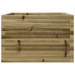 vidaXL Jardinière 70x70x46 cm bois de pin imprégné
