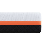 vidaXL Matelas Blanc  Gris 140 x 200 cm Mousse