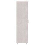 vidaXL Garde-robe HAMAR Blanc 89x50x180 cm Bois massif de pin