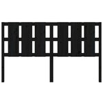 vidaXL Tête de lit Noir 165 5x4x100 cm Bois massif de pin