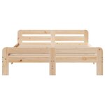 vidaXL Cadre de lit sans matelas 160x200 cm bois massif de pin