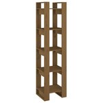 vidaXL Bibliothèque/Séparateur de pièce Marron miel 41x35x160 cm Pin