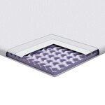 vidaXL Coussins de Matelas Blanc 80 x 200 cm