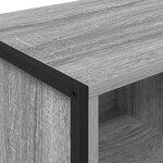 vidaXL Buffet 2 Pièces Gris Sonoma 81 x 36 x 150.5 cm Bois d'ingénierie