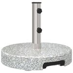 vidaXL Pied de parasol Gris 45 x 45 x 37.5 cm Granite
