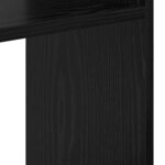 vidaXL Bibliothèque Chêne noir 92 x 29 x 188 cm Bois d'ingénierie