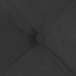 vidaXL Coussins de siège 4 Pièces Noir 40 x 40 x 6 cm Microfibre