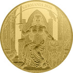 Monnaie GERMANIA Queen on the Throne 1/1000 Oz Or 1 Mark Germania 2026 (PRÉCOMMANDE)