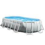 Intex Ensemble de piscine ovale Prism Frame 503x274x122 cm 26796GN