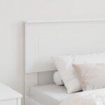 vidaXL Tête de lit Blanc 90 cm Bois d'ingénierie