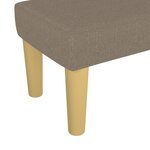 Banc banquette 70 x 30 x 30 cm tissu taupe 02_0010606