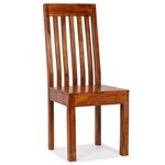 vidaXL Chaises à manger lot de 6 bois massif moderne