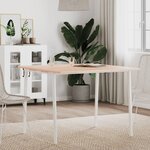 vidaXL Dessus de table 90x90x1 5 cm carré bois massif de hêtre