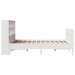 vidaXL Cadre de lit sans matelas blanc 120x200 cm bois de pin massif