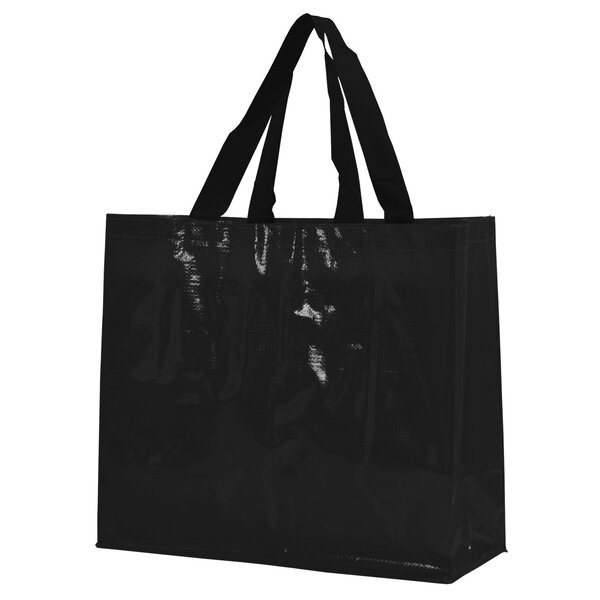 Sac cabas en plastique noir 45 x 20 x 39 cm
