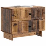 vidaXL Cabinet de chevet Bois ancien 62 x 34 5 x 47 5 cm