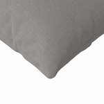 vidaXL Coussins de canapé 2 Pièces Taupe 145 x 40 cm tissu