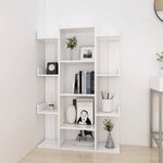 vidaXL Bibliothèque Blanc 86x25 5x140 cm Bois d’ingénierie