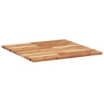 vidaXL Dessus de table carré 70x70x2 cm bois massif d'acacia