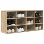 vidaXL Cabinet à chaussures avec étagère Chêne Sonoma 103 x 30 x 51 cm
