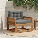 vidaXL Sofa de milieu extérieur Naturel