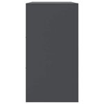 vidaXL Buffet anthracite 99x39x73 cm acier